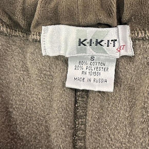 KIK IT Flare Size Small 80% Cotton Velor Sweats - Picture 4 of 6